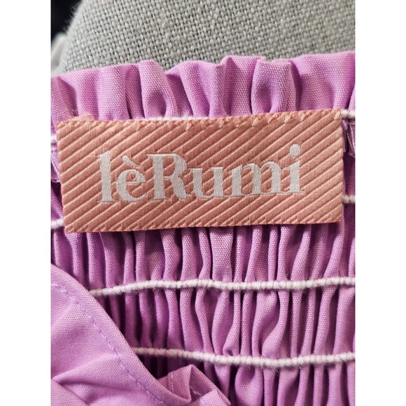 PLK Women's Large Le Rumi Lilac Button Down Sleeveless Summer Gusset Dress EUC - Picture 9 of 10